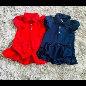 2 gently used POLO RALPH LAUREN tennis dresses